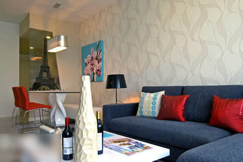 藍(lán)、白色空間設(shè)計(jì)