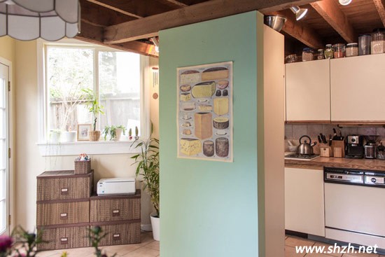 復(fù)古風(fēng)藍色玄關(guān)