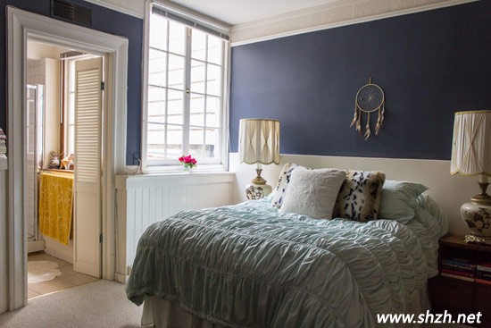 復(fù)古風(fēng)藍色臥室