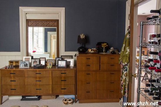 復(fù)古風(fēng)藍色臥室