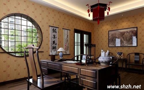 簡(jiǎn)約中式風(fēng)格的書房設(shè)計(jì)