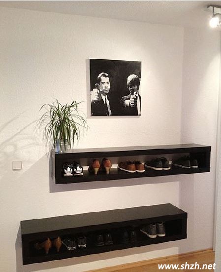現(xiàn)代簡約風玄關鞋柜