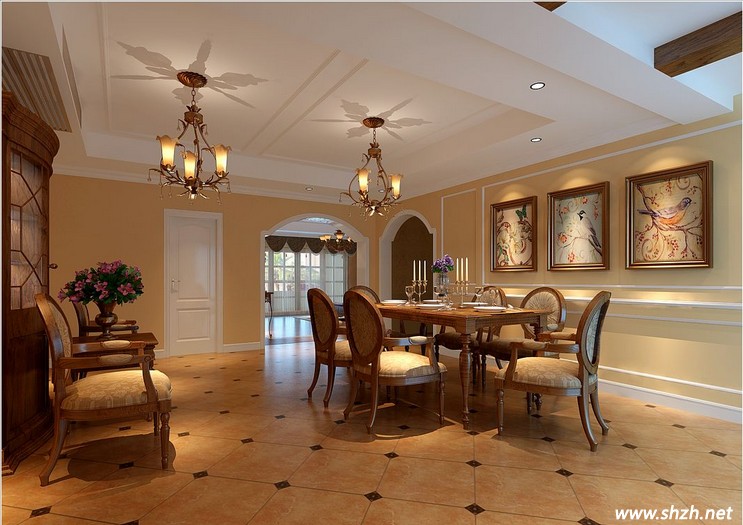 美式風(fēng)格餐廳設(shè)計
