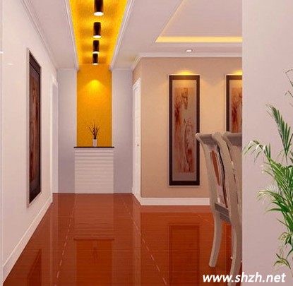 黃色系過(guò)道吊頂