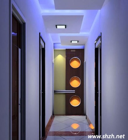 白色簡(jiǎn)約過(guò)道吊頂